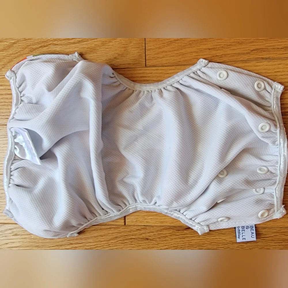 Reusable Adjustable Swim Diaper In Fun Fish Print, Size 6-36 Month